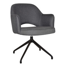 Lex Cotton-Blend Trestle Armchairs (Set of 2)